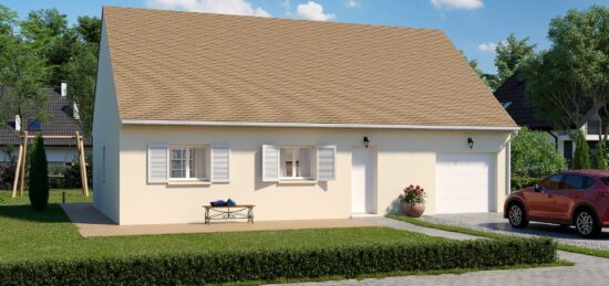 Maison neuve à Guiseniers, Normandie