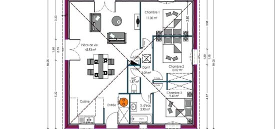 Maison neuve à , Charente-Maritime