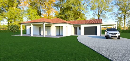 Maison neuve à Bosmie-l'Aiguille, Nouvelle-Aquitaine