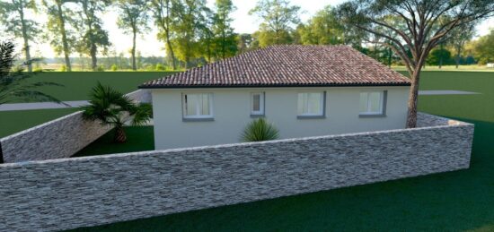 Maison neuve à Sainte-Eulalie, Occitanie