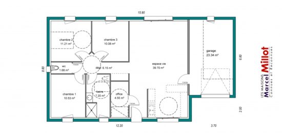 Maison neuve à , Haute-Vienne