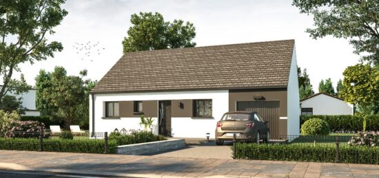 Maison neuve à Plougoumelen, Bretagne