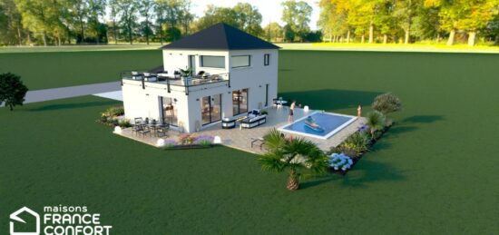 Maison neuve à Lison, Normandie