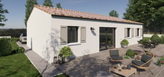 Maison neuve à Étaules, Nouvelle-Aquitaine
