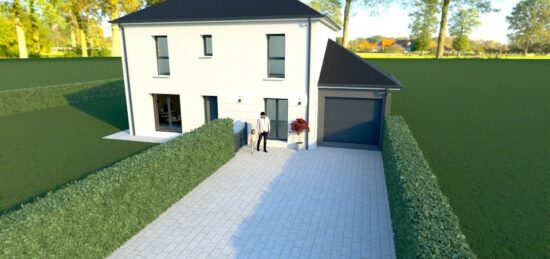 Maison neuve à Noyers-Bocage, Normandie