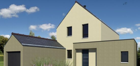 Maison neuve à Hédé, Bretagne