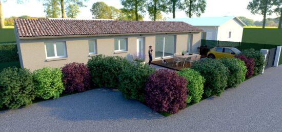 Maison neuve à Montberon, Occitanie
