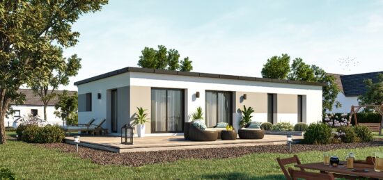 Maison neuve à Plaintel, Bretagne