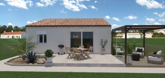 Maison neuve à Saint-Ambroix, Occitanie