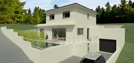 Maison neuve à Saint-Geniès-des-Mourgues, Occitanie
