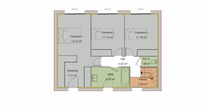 Saint-Jean Maison neuve - 2461001-1132modele820230922CHovh.jpeg Maisons France Confort