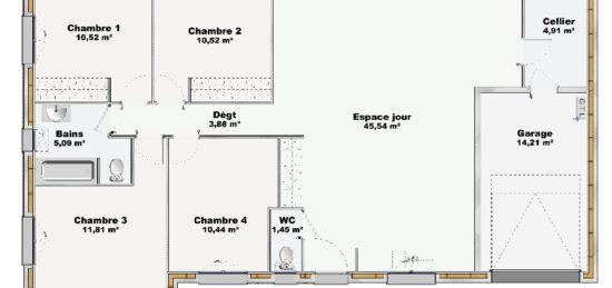 Maison neuve à , Haute-Garonne