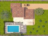 Maison à construire à Nîmes (30900) 2485180-269168_plan-maison-aigue-marine-145-tradition--plan-masse.jpg Maisons France Confort