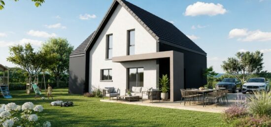 Maison neuve à Issenheim, Grand Est