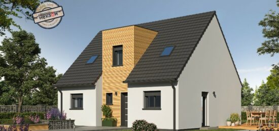 Maison neuve à Bueil, Normandie