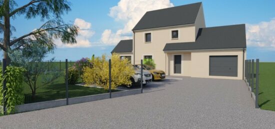 Maison neuve à Beaumont-le-Roger, Normandie