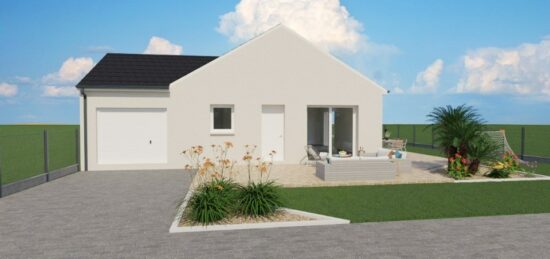 Maison neuve à Menneval, Normandie