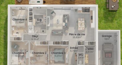 Saint-Rustice Maison neuve - 2445503-4586modele7202106240TL2N.jpeg Maisons France Confort