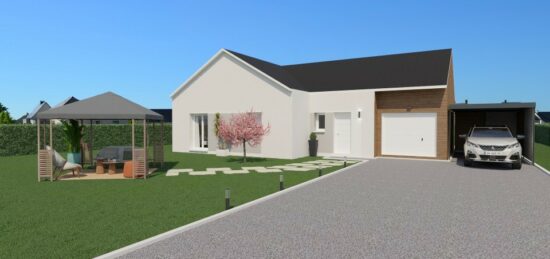 Maison neuve à Fréville, Normandie