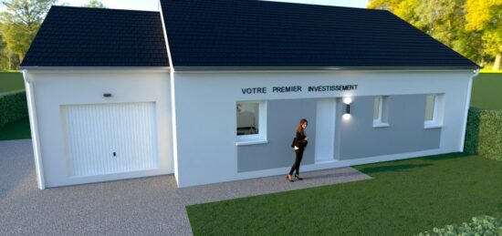 Maison neuve à Saint-Riquier-ès-Plains, Normandie