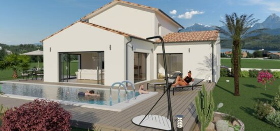 Maison neuve à Rouffiac, Occitanie
