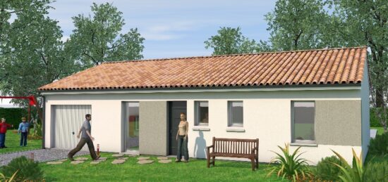Maison neuve à Saint-Quentin-de-Baron, Nouvelle-Aquitaine