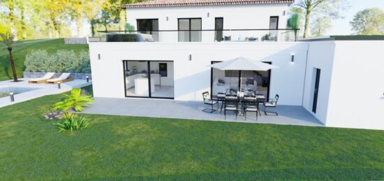 Maison neuve à Meyrannes, Occitanie