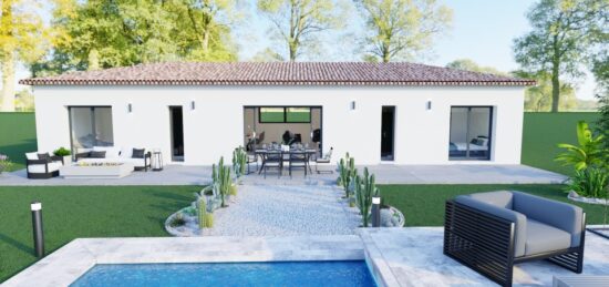Maison neuve à Meyrannes, Occitanie