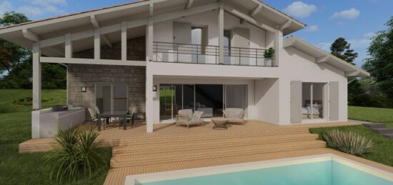 Maison neuve à Mios, Nouvelle-Aquitaine
