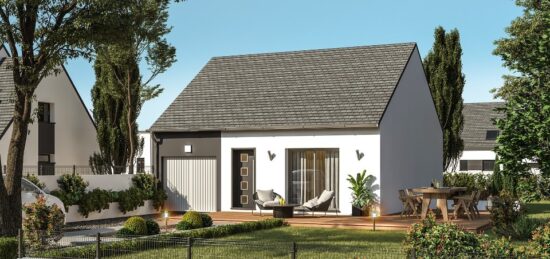 Maison neuve à Montertelot, Bretagne