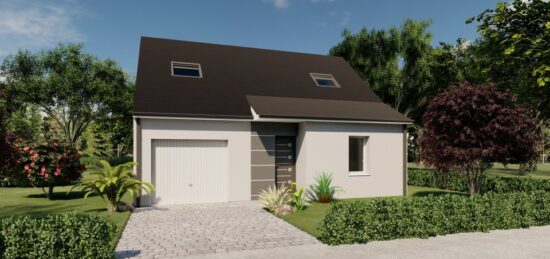 Maison neuve à Jarzé, Pays de la Loire