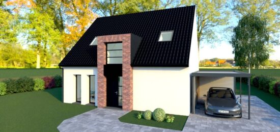 Maison neuve à Thun-l'Évêque, Hauts-de-France