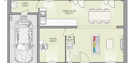 Maison neuve à , Eure