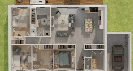 Restinclières Maison neuve - 2420142-4586modele620210624DrCi9.jpeg Maisons France Confort