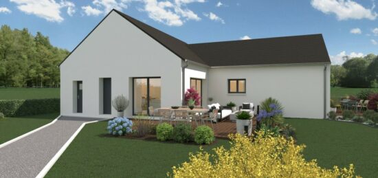 Maison neuve à Plouédern, Bretagne
