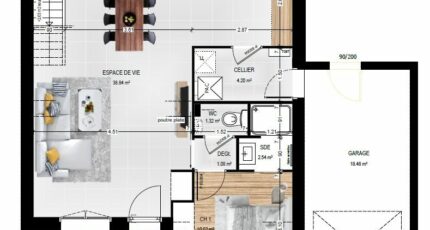 Écouflant Maison neuve - 2507665-961modele820240722aUCsZ.jpeg Maisons France Confort