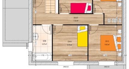 Saint-Jean-des-Mauvrets Maison neuve - 2509427-939modele1020230323WtPsG.jpeg Maisons France Confort
