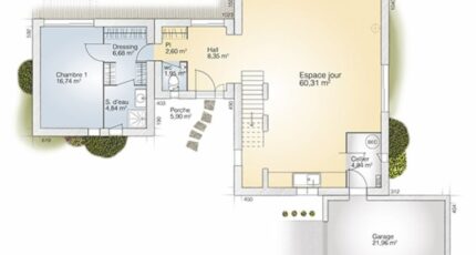 Montferrier-sur-Lez Maison neuve - 2510011-269074_plan-maison-la-villa-170-elegance-rdc.jpg Maisons France Confort