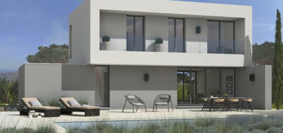 Maison neuve à Guzargues, Occitanie
