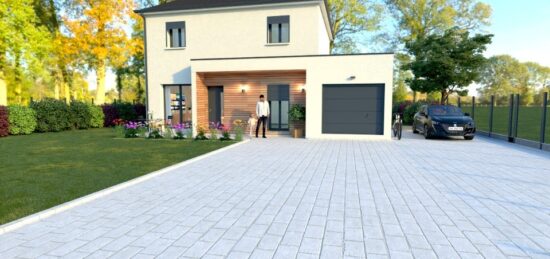 Maison neuve à Mouen, Normandie