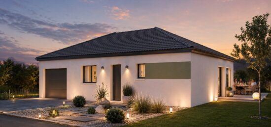 Maison neuve à Houssen, Grand Est