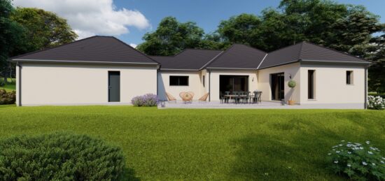 Maison neuve à Chasteaux, Nouvelle-Aquitaine