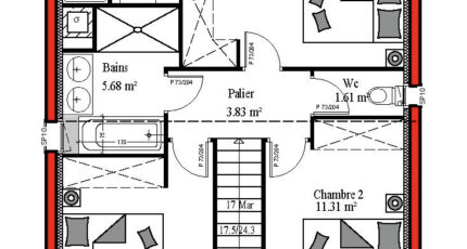 Fargues-Saint-Hilaire Maison neuve - 2512789-3980modele8201902131Lcn4.jpeg Maisons France Confort