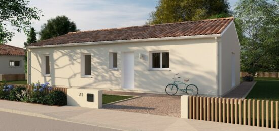 Maison neuve à Berson, Nouvelle-Aquitaine