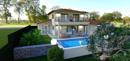 Maison neuve à Péronnas, Auvergne-Rhône-Alpes