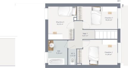 Faÿ-lès-Nemours Maison neuve - 2520399-4586modele920200407lwAZA.jpeg Maisons France Confort