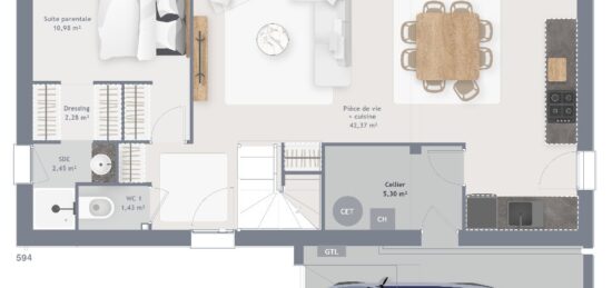 Maison neuve à , Val-de-Marne