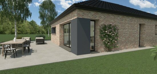 Maison neuve à , Nord