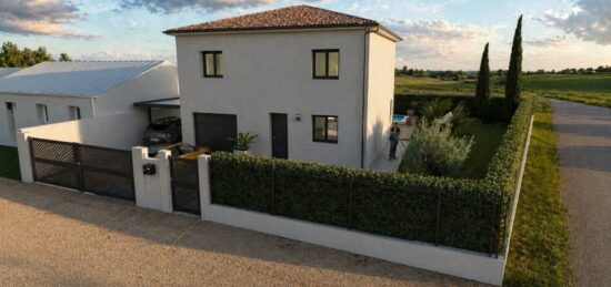 Maison neuve à Aigues-Vives, Occitanie