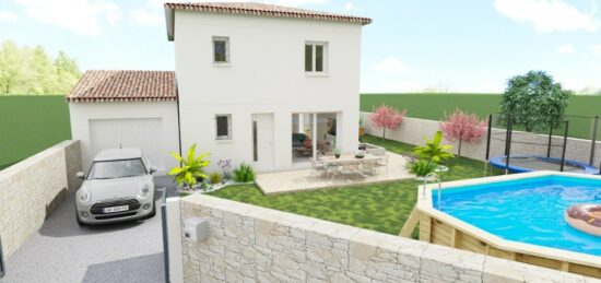 Maison neuve à Jaujac, Auvergne-Rhône-Alpes
